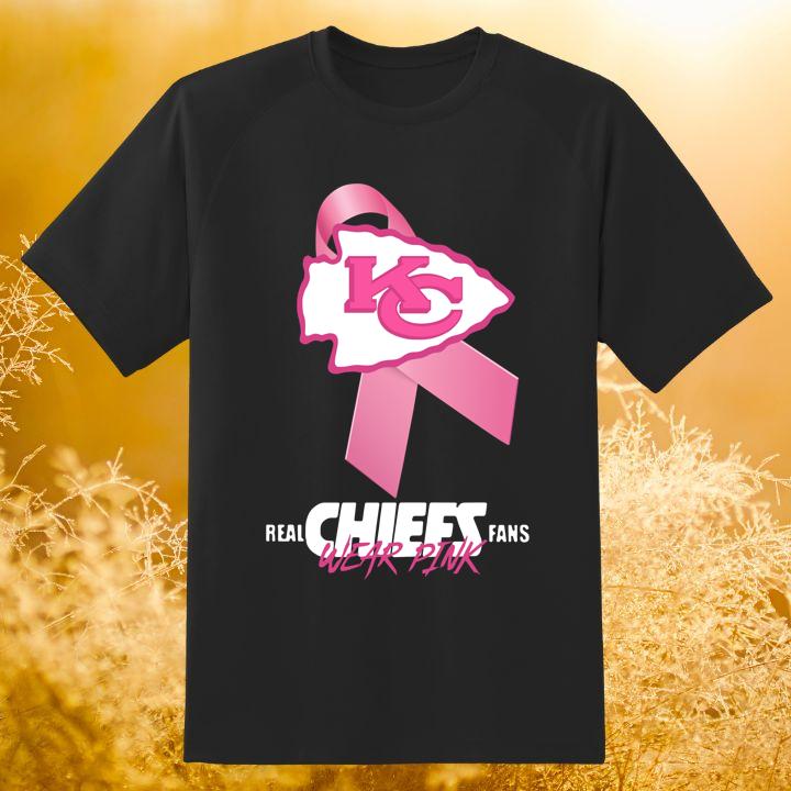 Support Breast Cancer Awareness with Kansas City Chiefs Pink Shirt for Fans