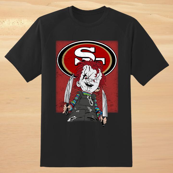 Cool Chucky San Francisco 49ers Halloween NFL T-Shirt - Limited Edition