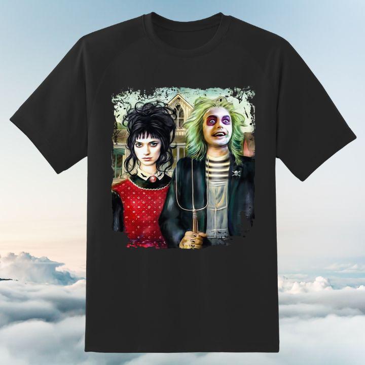 American Gothic Beetlejuice Lydia Deetz Halloween T-Shirt - Limited Edition