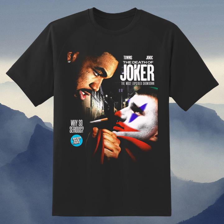 Premium Bocker Backpages Towns Jokic The Death Of Joker Folie A Deux T-Shirt
