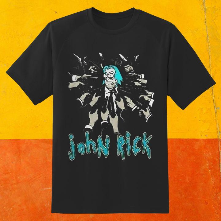 Rick Sanchez John Rick Funny Rick And Morty John Wick T-Shirt