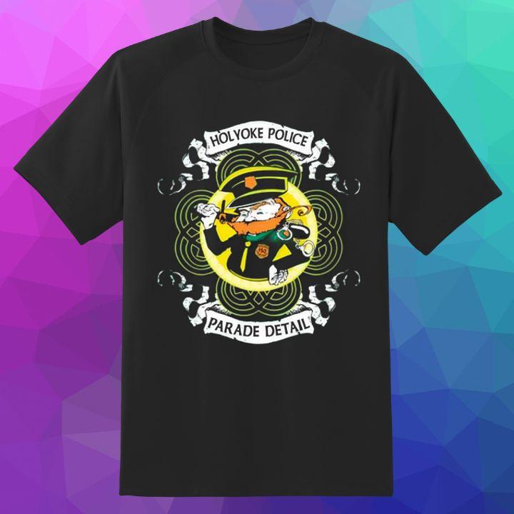 Holyoke Police St. Patricks Day Parade Detail Official Duty T-Shirt