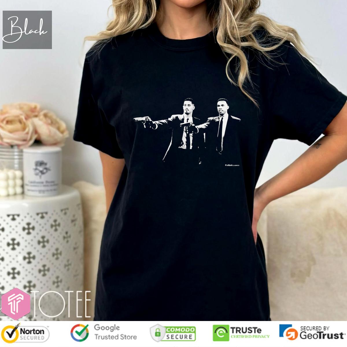William Saliba And Gabriel Magalhães Parody Pulp Fiction Arsenal Fc T-Shirt