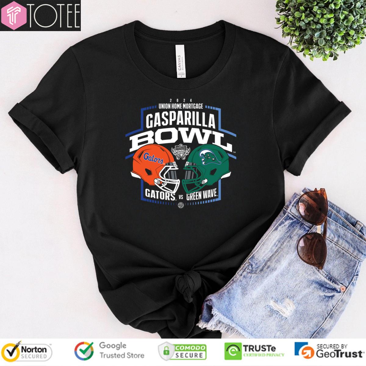 2024 Gasparilla Bowl Florida Gators Vs Tulane Green Wave Shirt