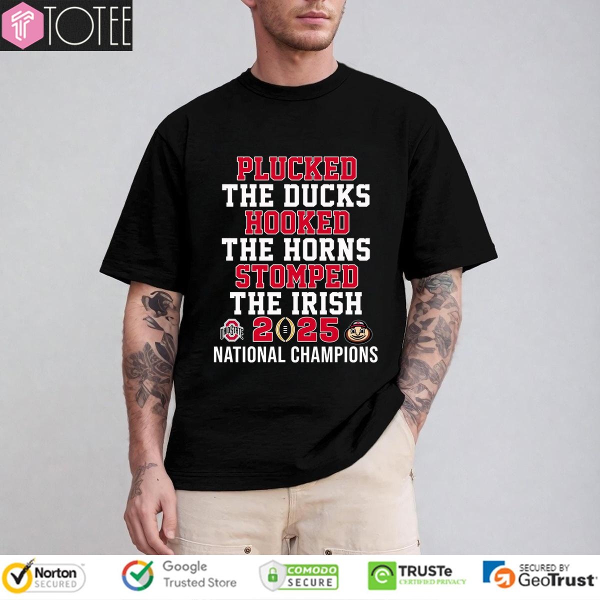 Ohio State Football How Bout Them Walked The Dogs Plucked The Ducks T-shirt