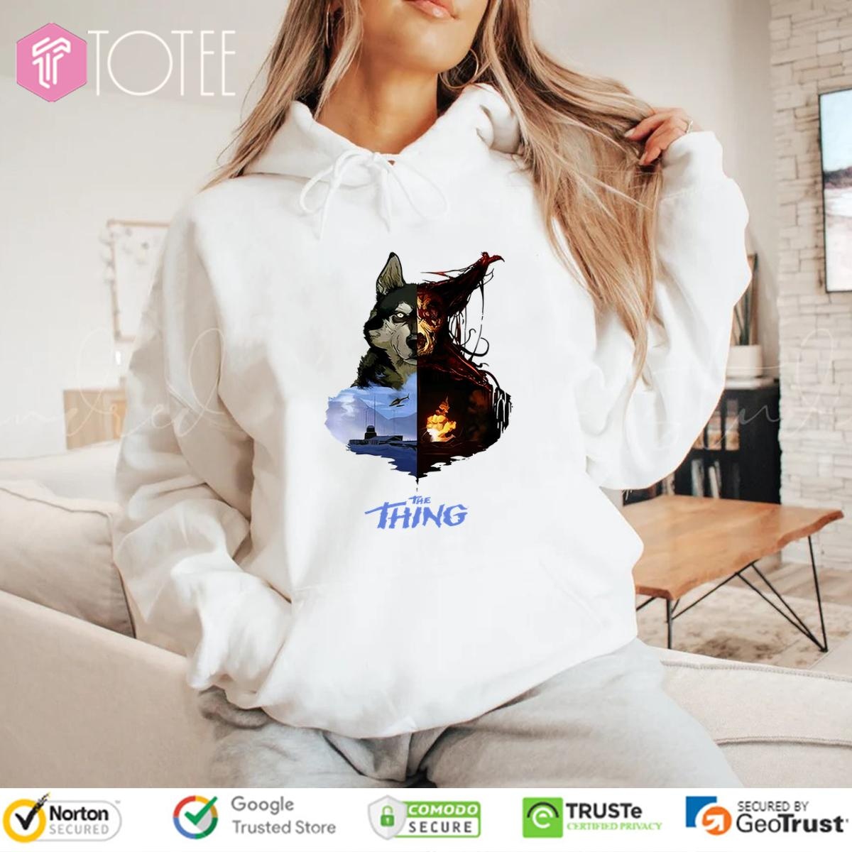 The Thing 1982 Horror Scary Movie Halloween Dog Hoodie
