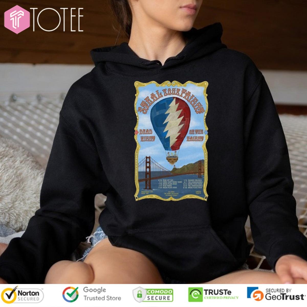 Grateful Dead Steal Your Faight Dead Night On The Haight Hot Air Balloon Hoodie