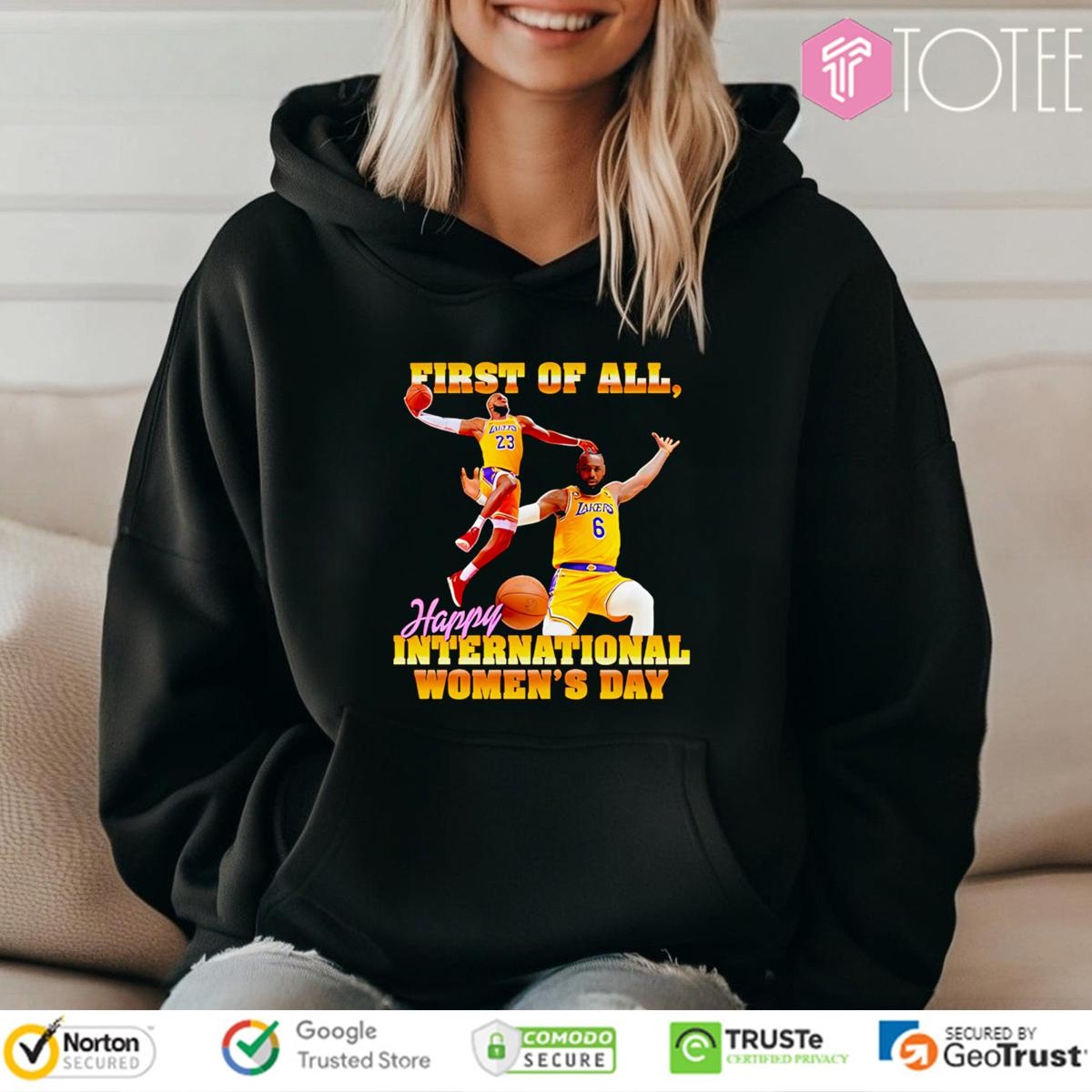 Lebron James Iwd Happy International Womens Day Hoodie