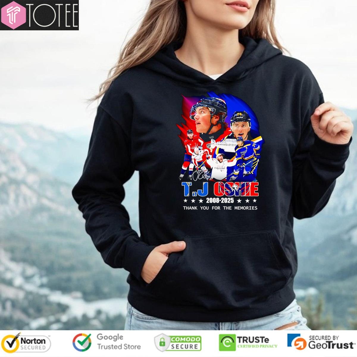 T. J. Oshie Washington Capitals 2008-2025 Signature Hoodie