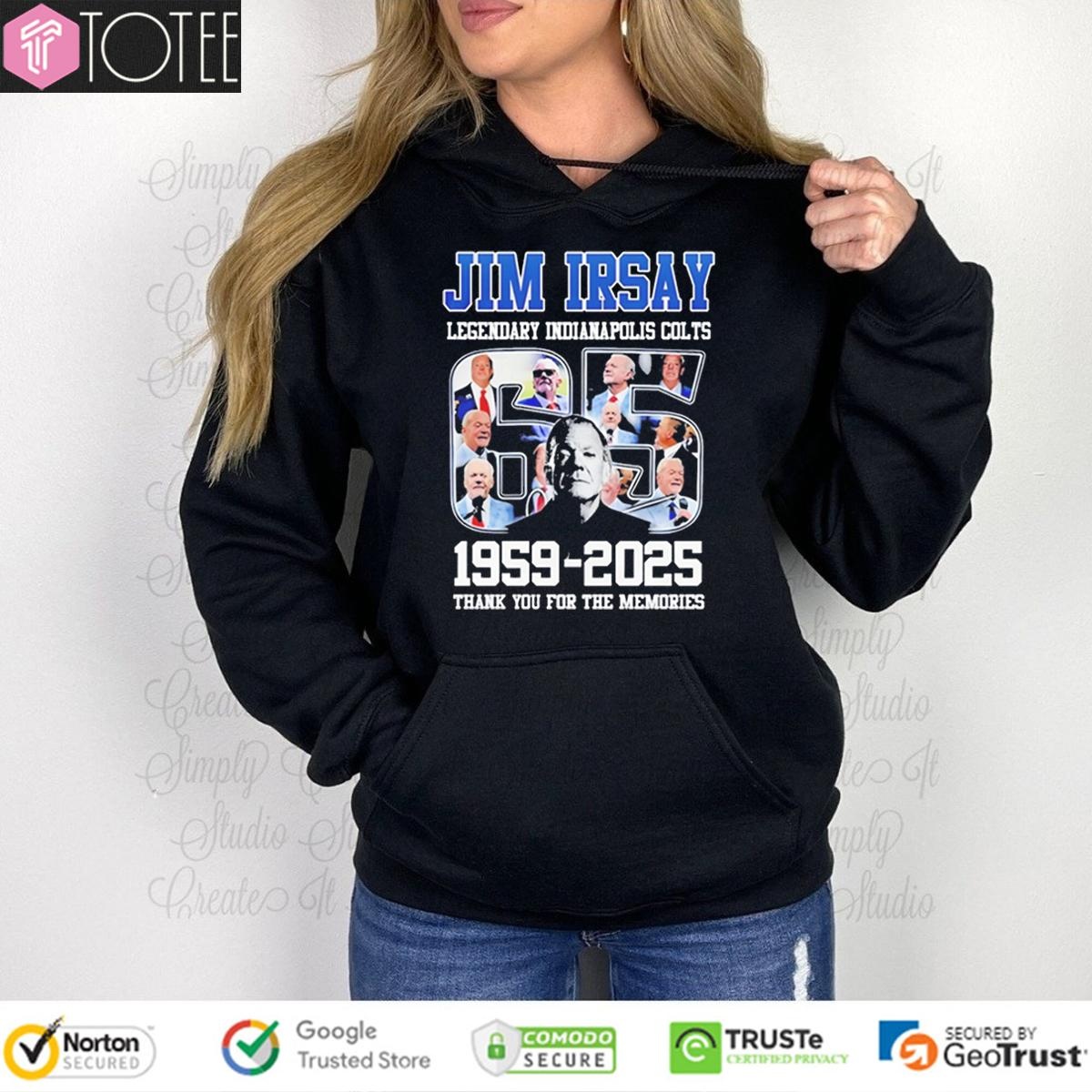 65 Years 1959-2025 Jim Irsay Legendary Indianapolis Colts Hoodie