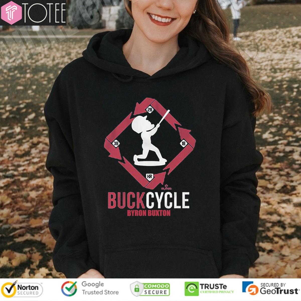 Byron Buxton Buckcycle Minnesota Twins Baseball Hoodie
