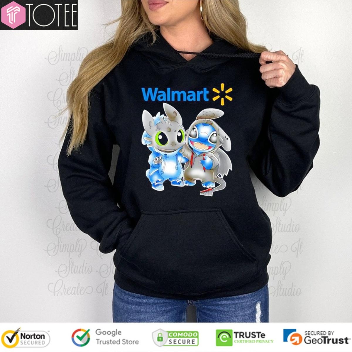Walmart Disney Stitch Toothless Hoodie